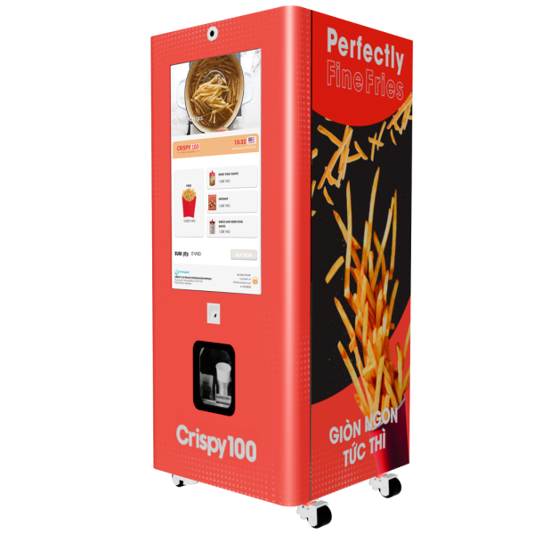 Automatic French fries machine